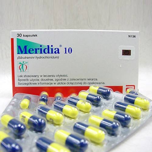 Meridia (Sibutramine Hcl) 10 mg